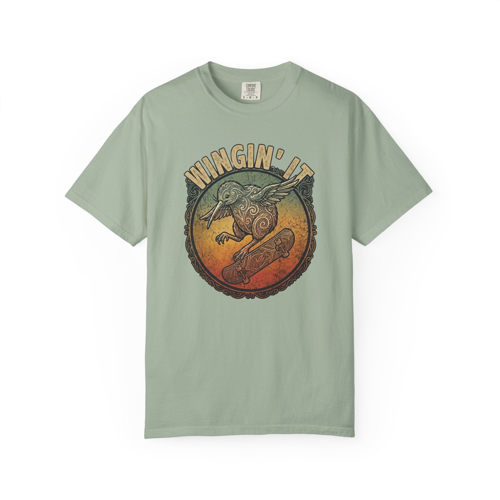 Wingin' It Kiwi  – Vintage Style Graphic Tee