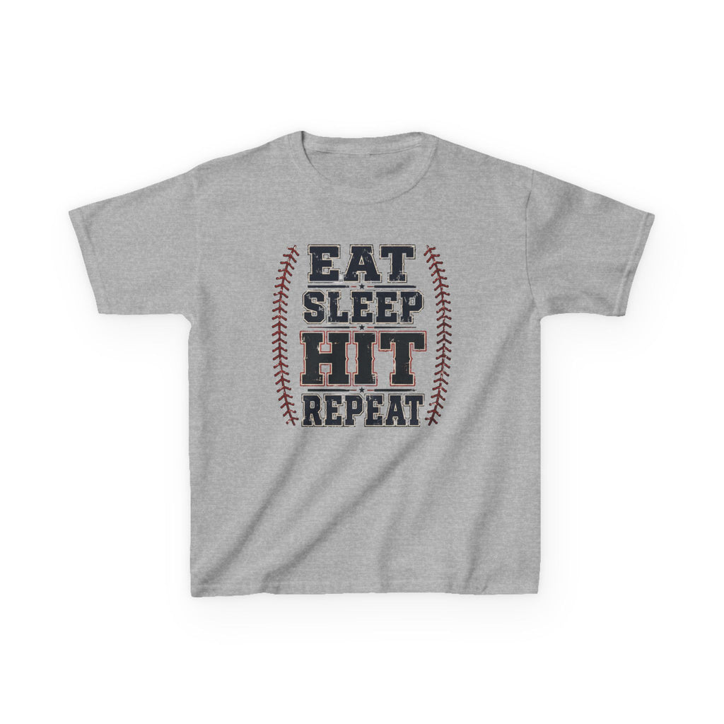 Eat Sleep Hit Repeat - Baseball tee