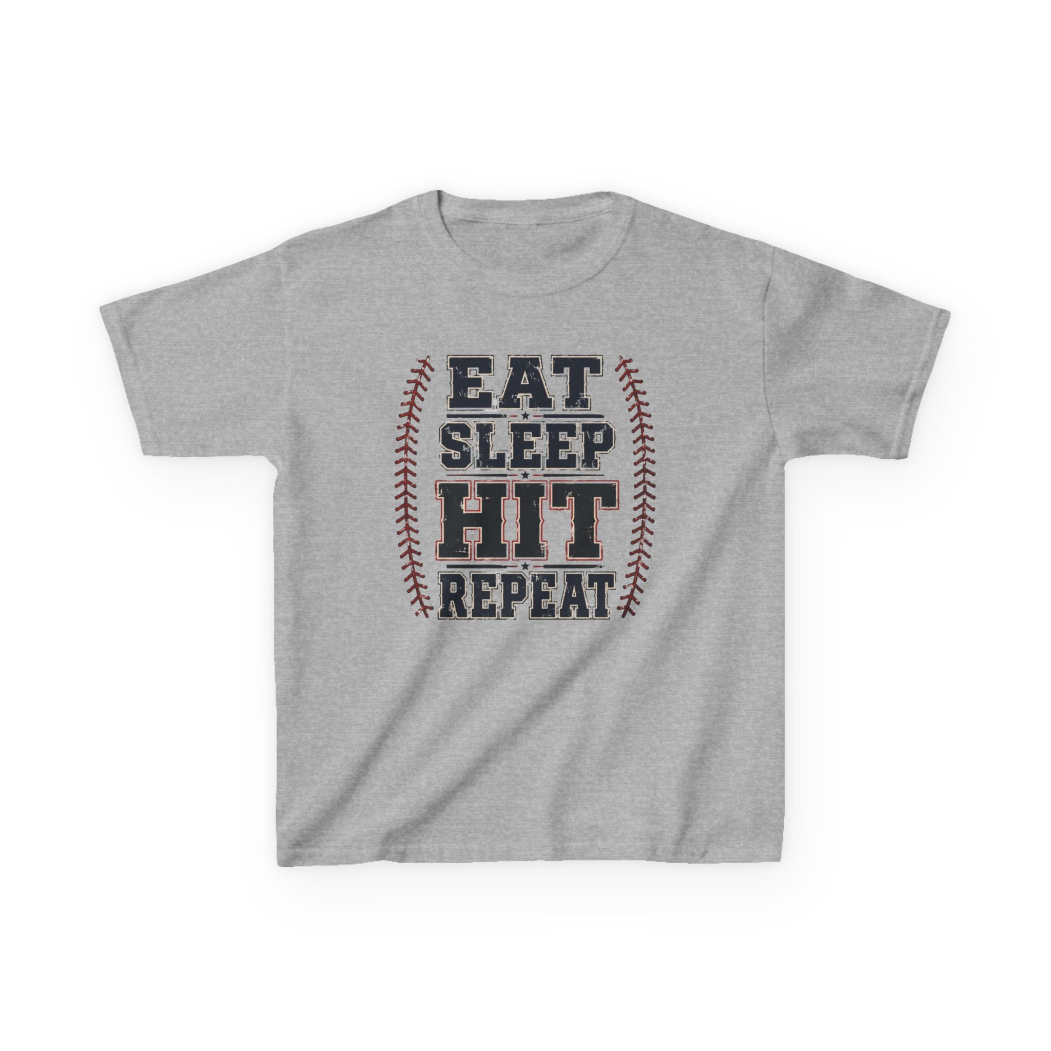 Eat Sleep Hit Repeat - Baseball tee