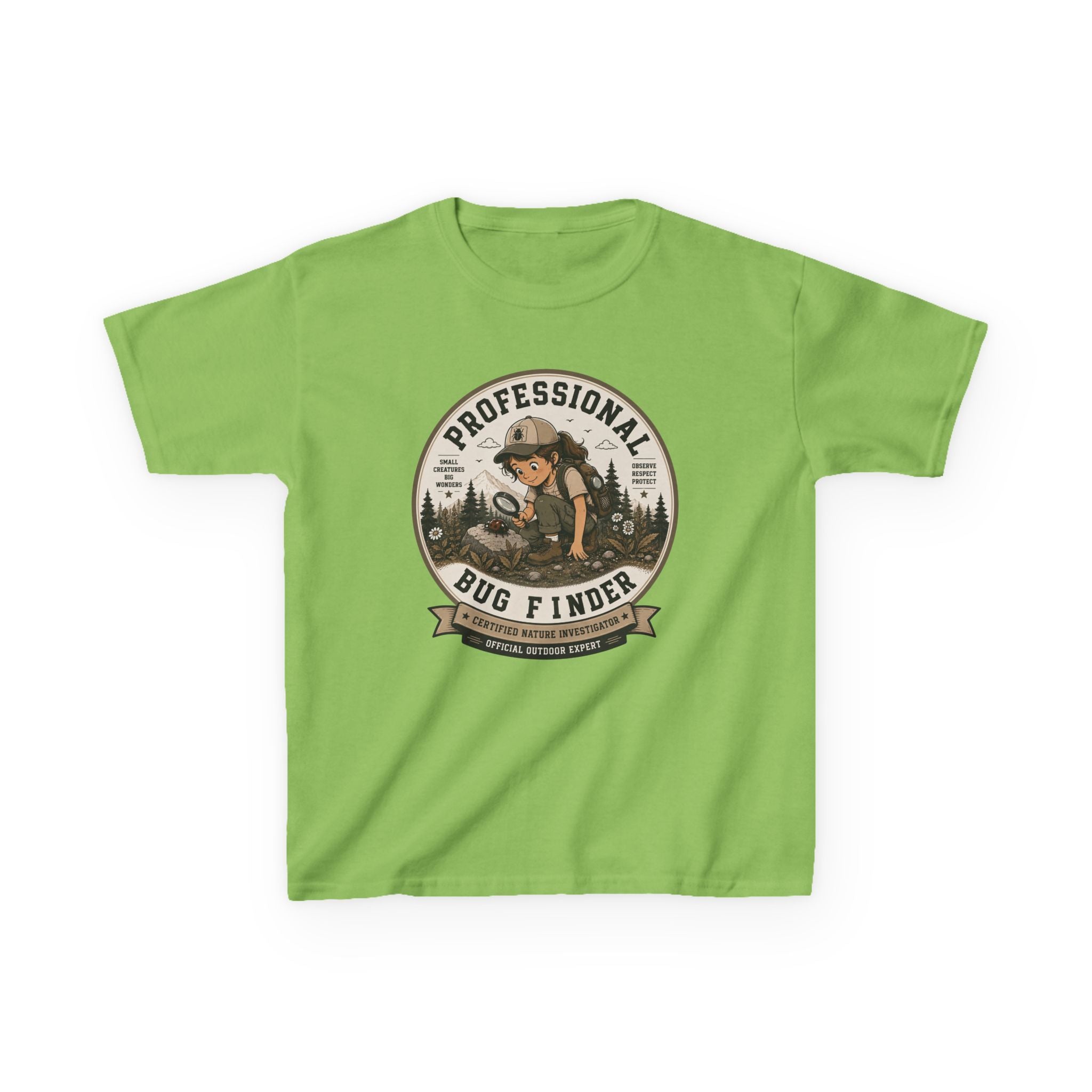 "Professional Bug Finder" Girl Explorer Shirt