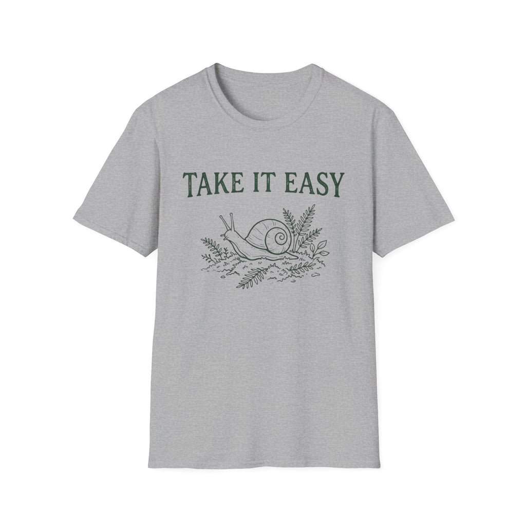 Take It Easy Snail T + Adult Size