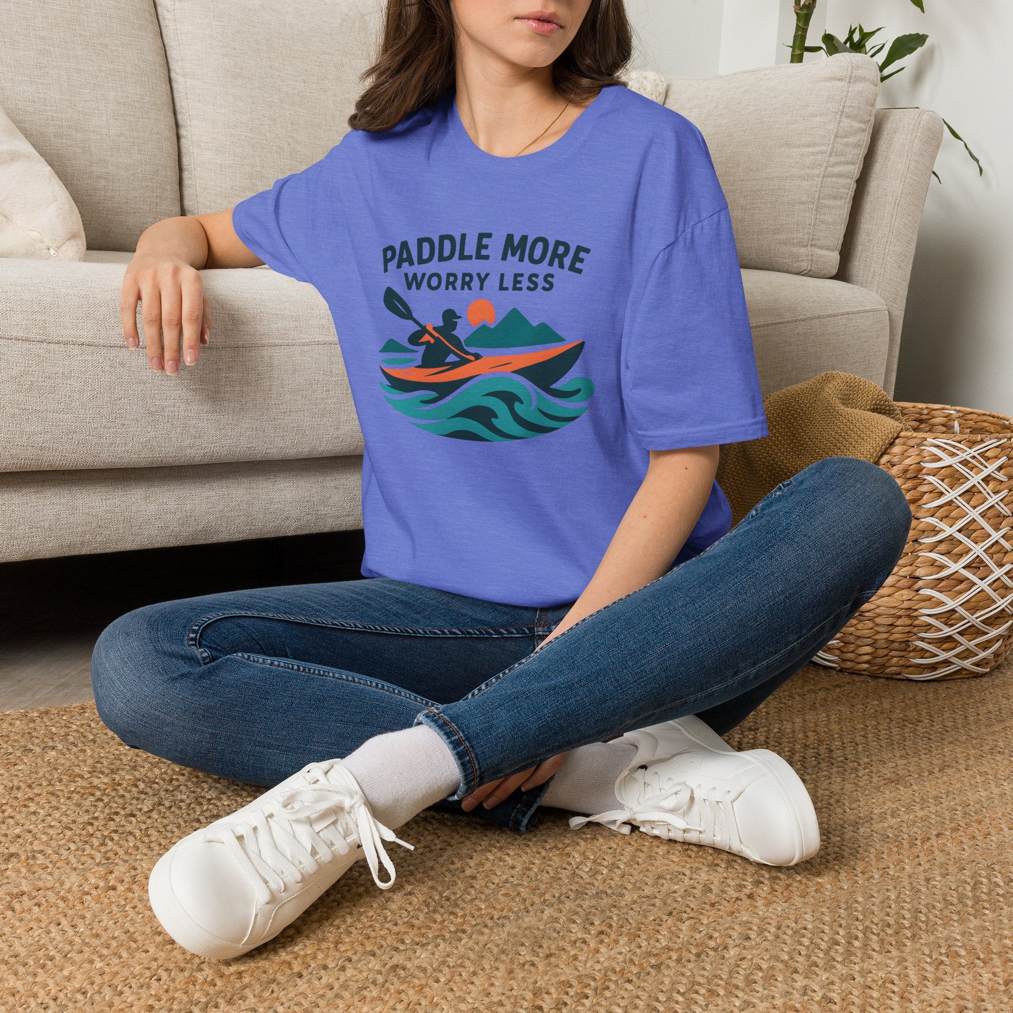 Paddle More Worry Less T-Shirt