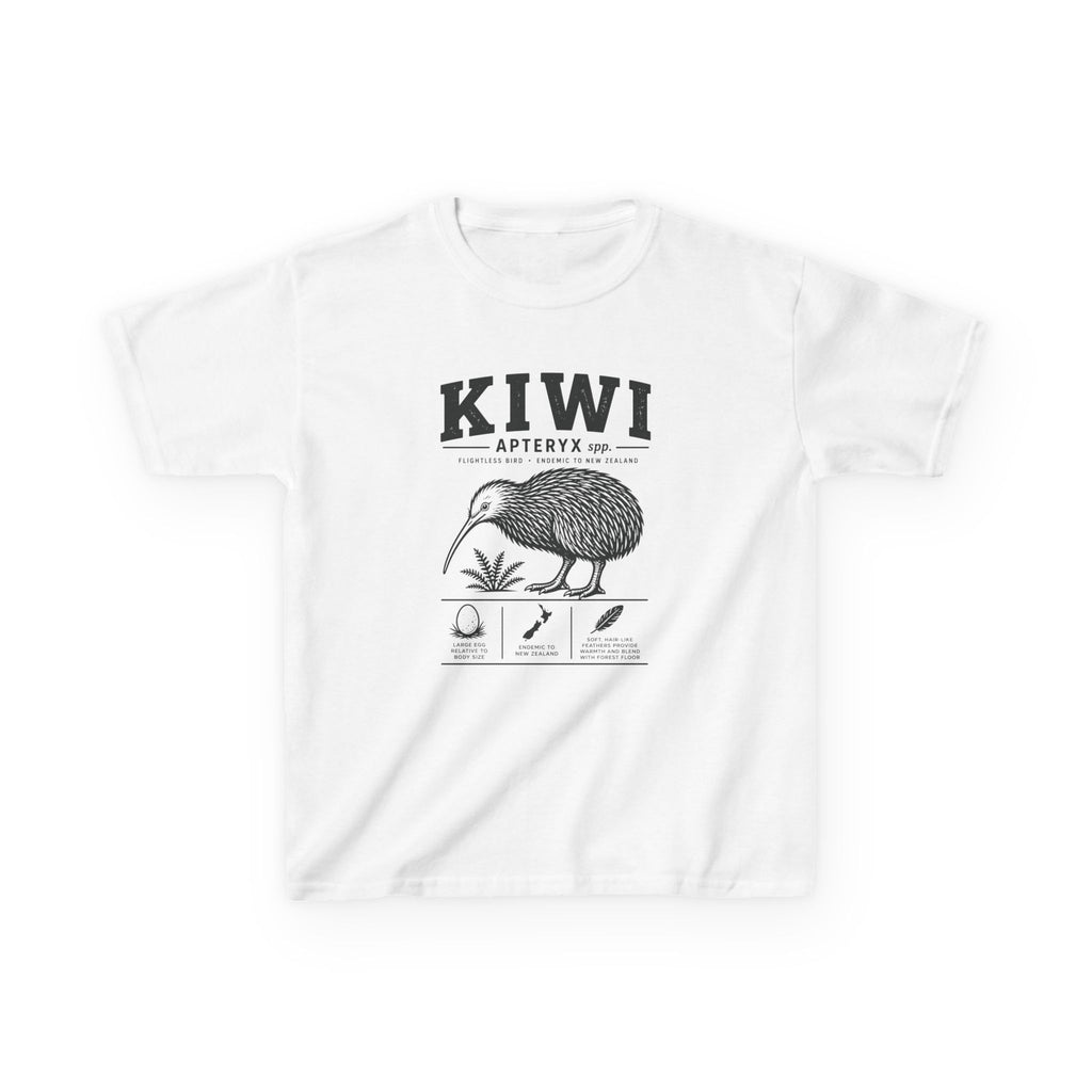 Kiwi Apteryx— Vintage Kiwi Illustration