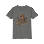 Youth Tee — Cute Kiwi Bird Splash “a little dirt never hurt” Kids Graphic Shirt