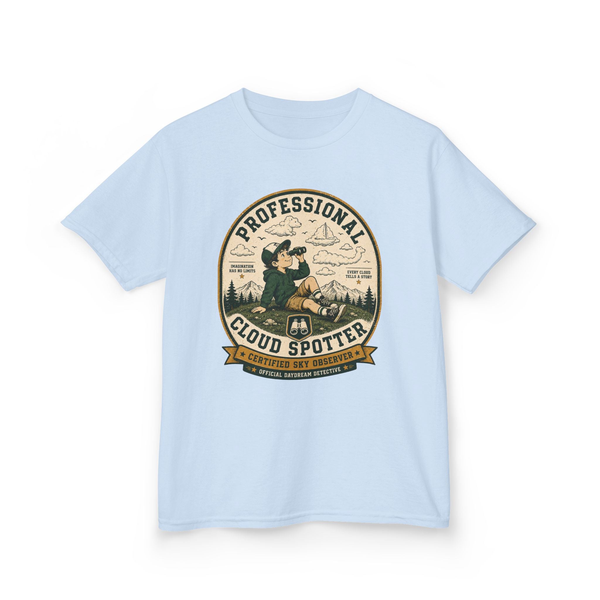"Professional Cloud Spotter" Boy Adventure Graphic