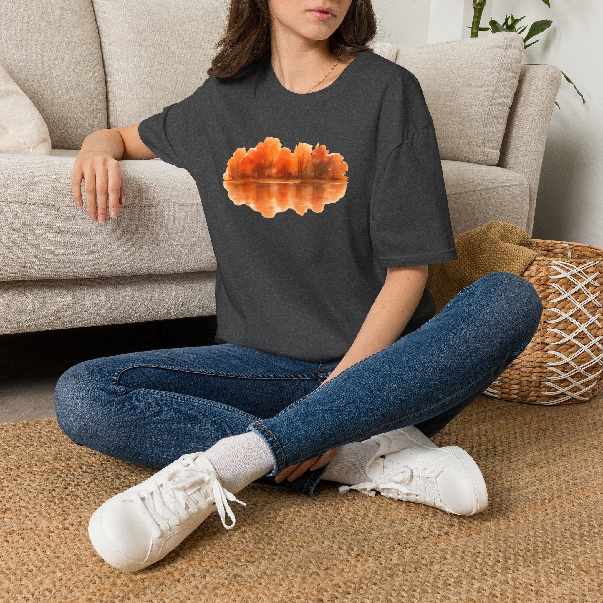 Autumn Lake Reflection T-Shirt