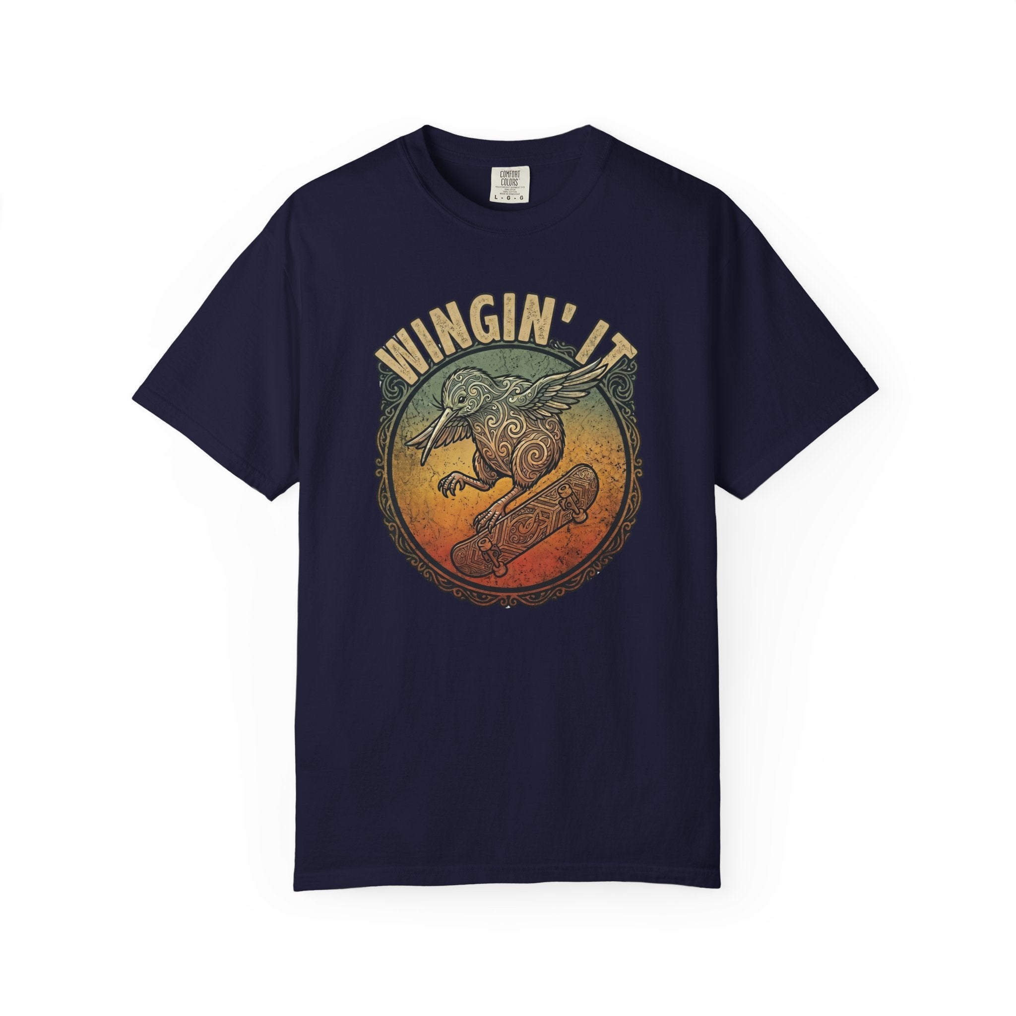 Wingin' It Kiwi  – Vintage Style Graphic Tee
