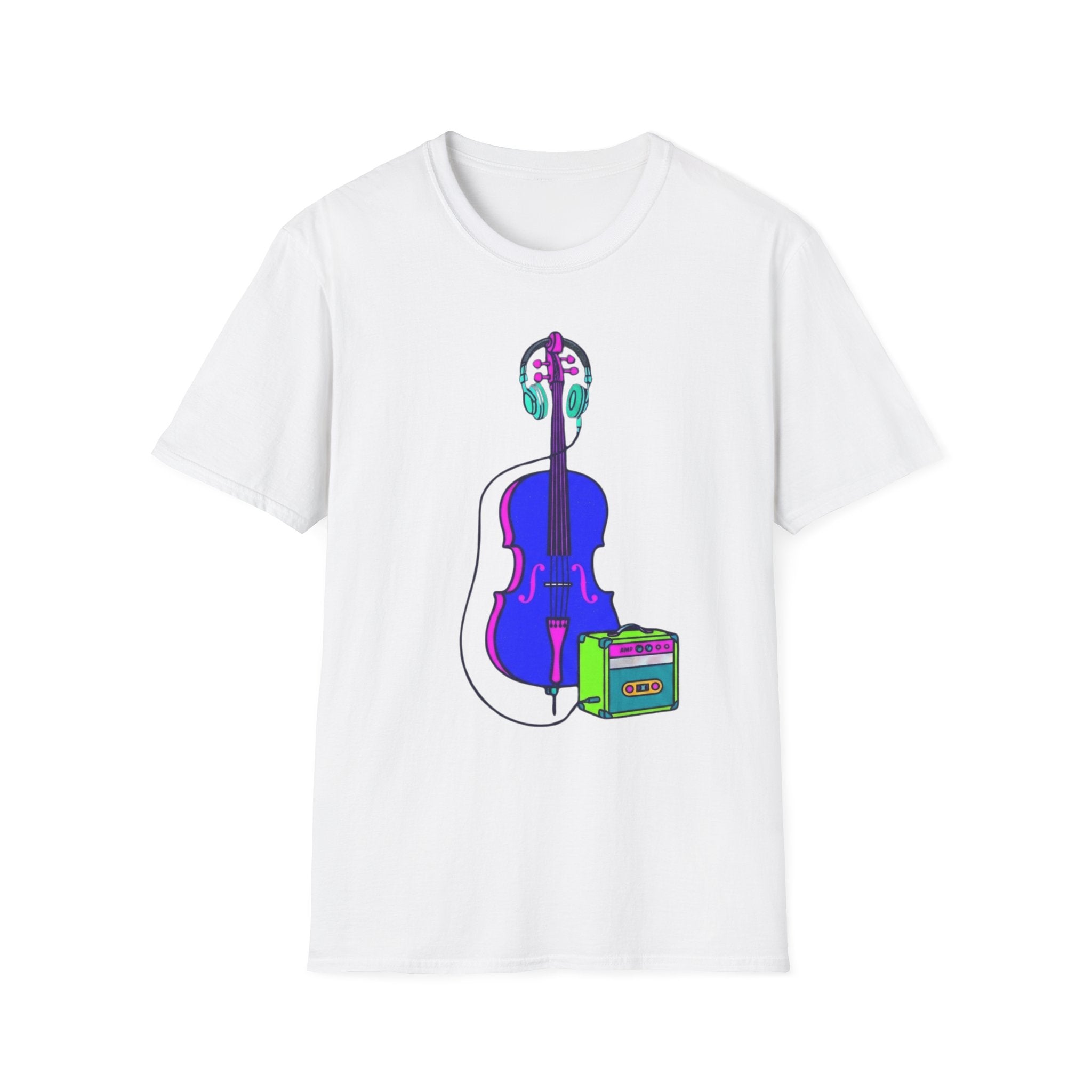 Cello with Headphones Design