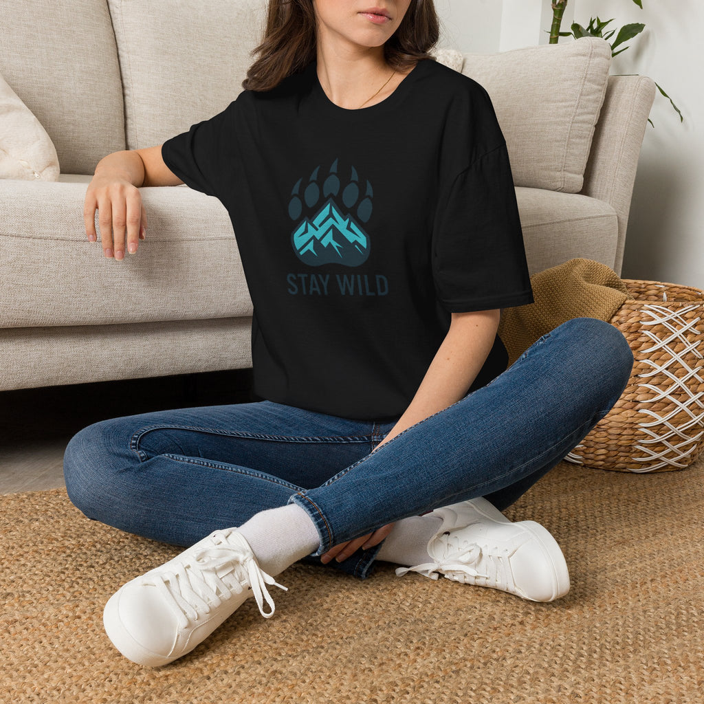 Stay Wild Mountain Emblem T-Shirt