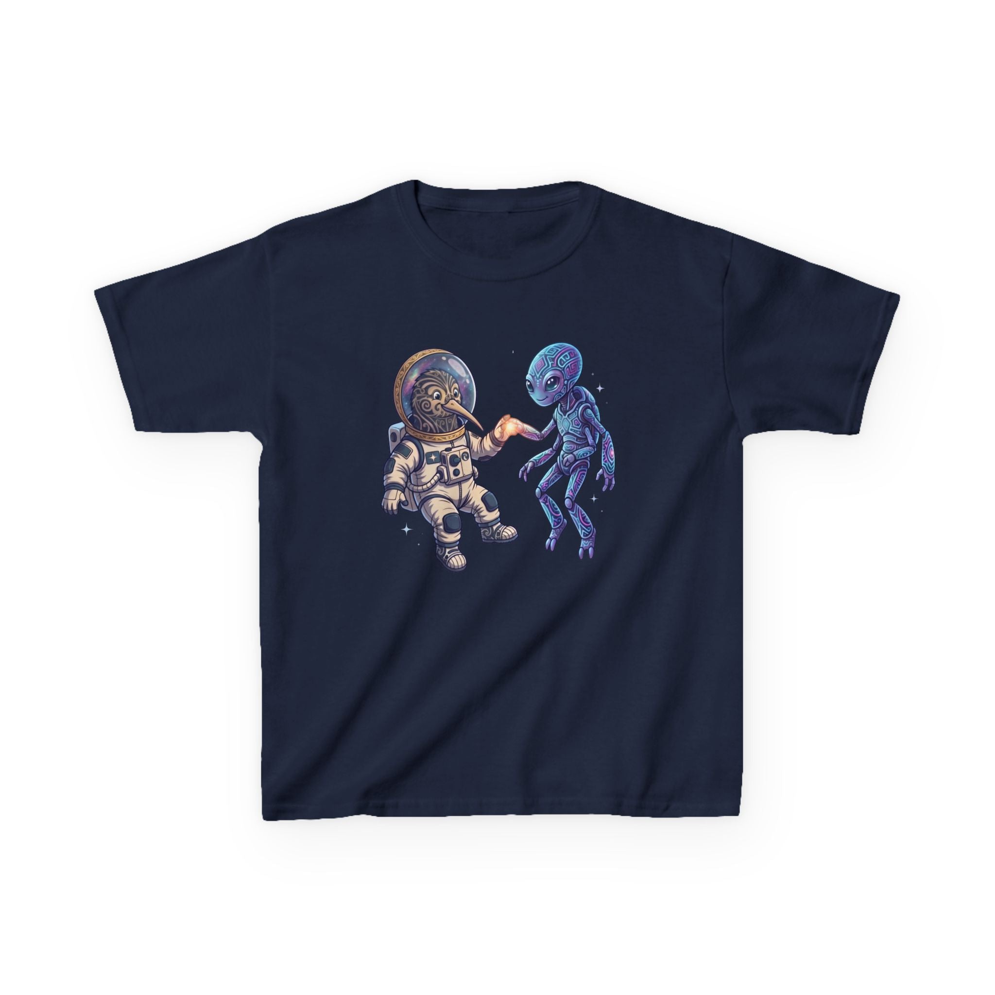 "Greetings" Kiwi Astronaut and Alien