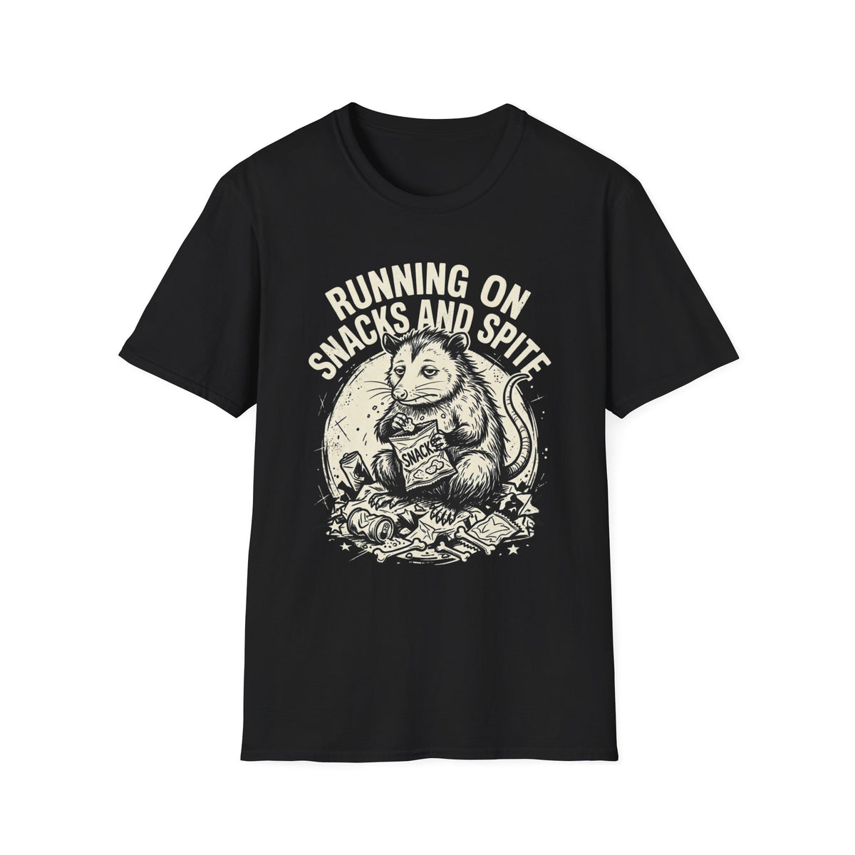 Running on Snacks and Spite Opossum T +Adult Size