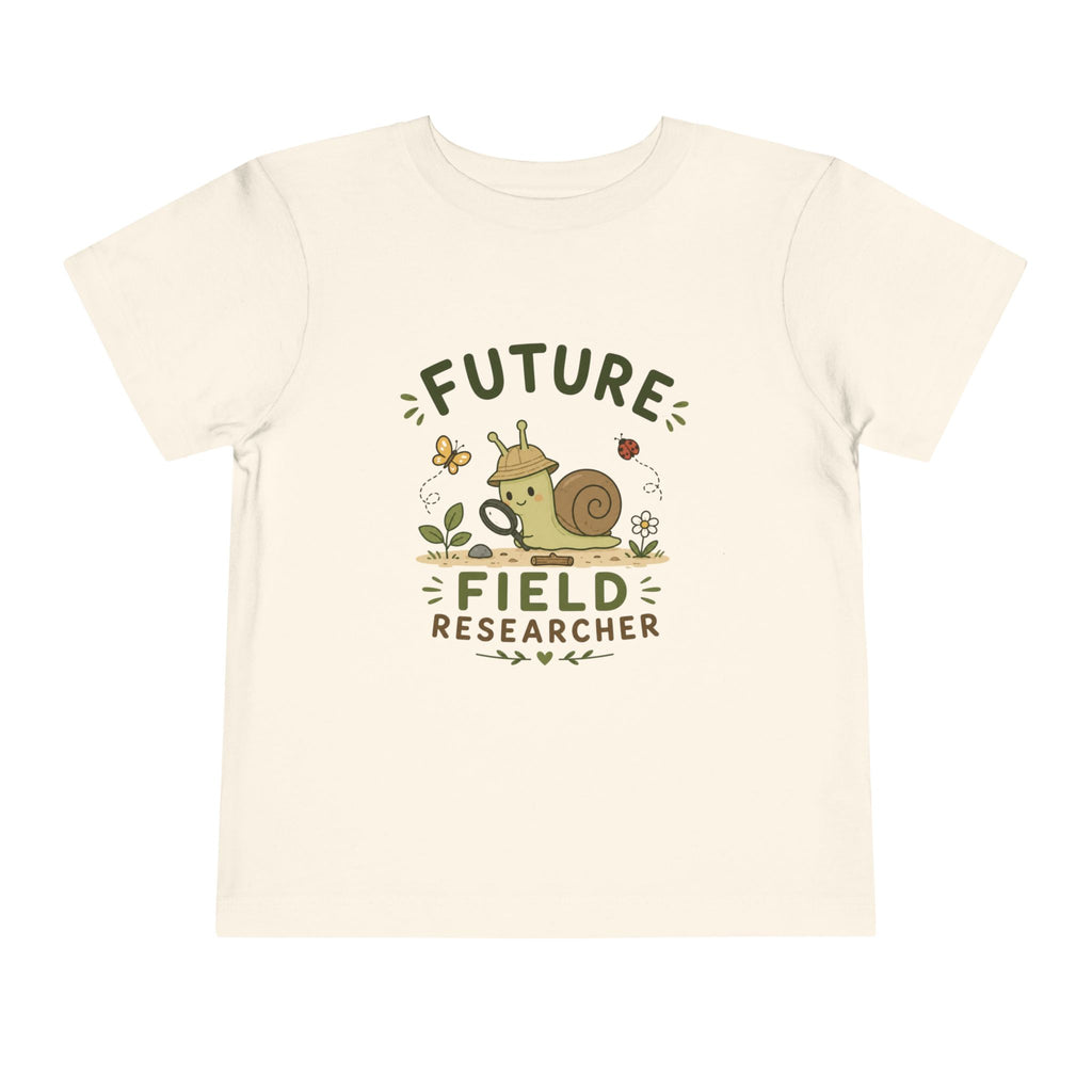 "Future Field Researcher" Snail Nature Toddler Shirt
