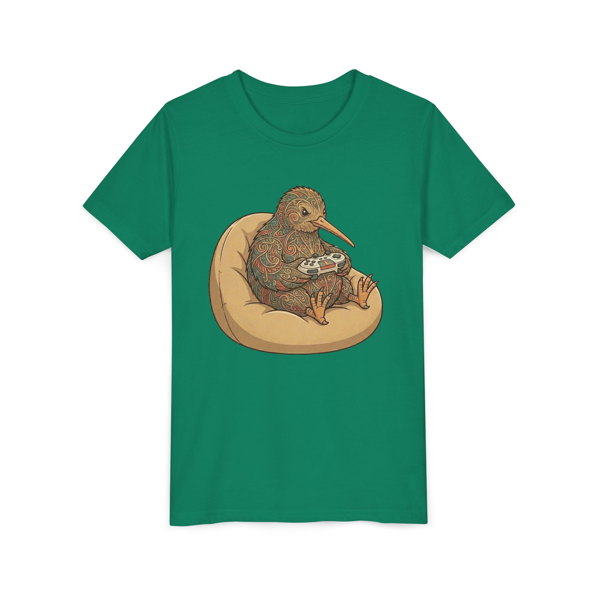 Youth Tee —Kiwi Bird Gaming Graphic