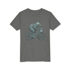 Kids Kiwi Bird Bicycle T‑Shirt – Cute Animal Cycling Graphic Tee for Children