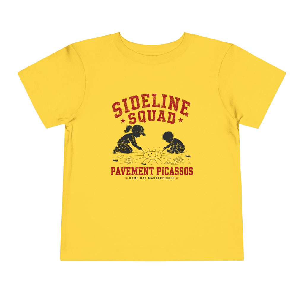 "Sideline Squad" Pavement Picassos Toddler Tee