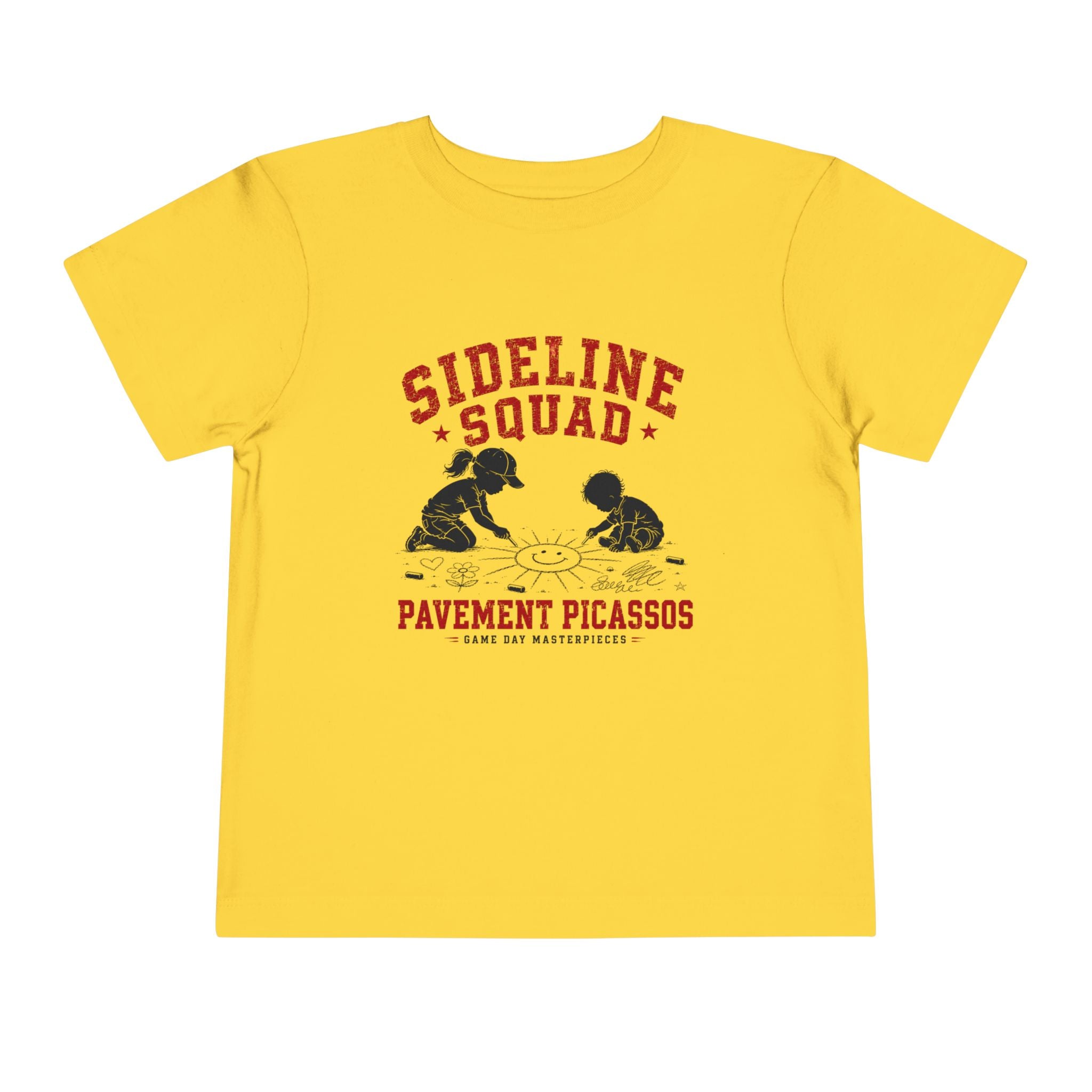 "Sideline Squad" Pavement Picassos Toddler Tee