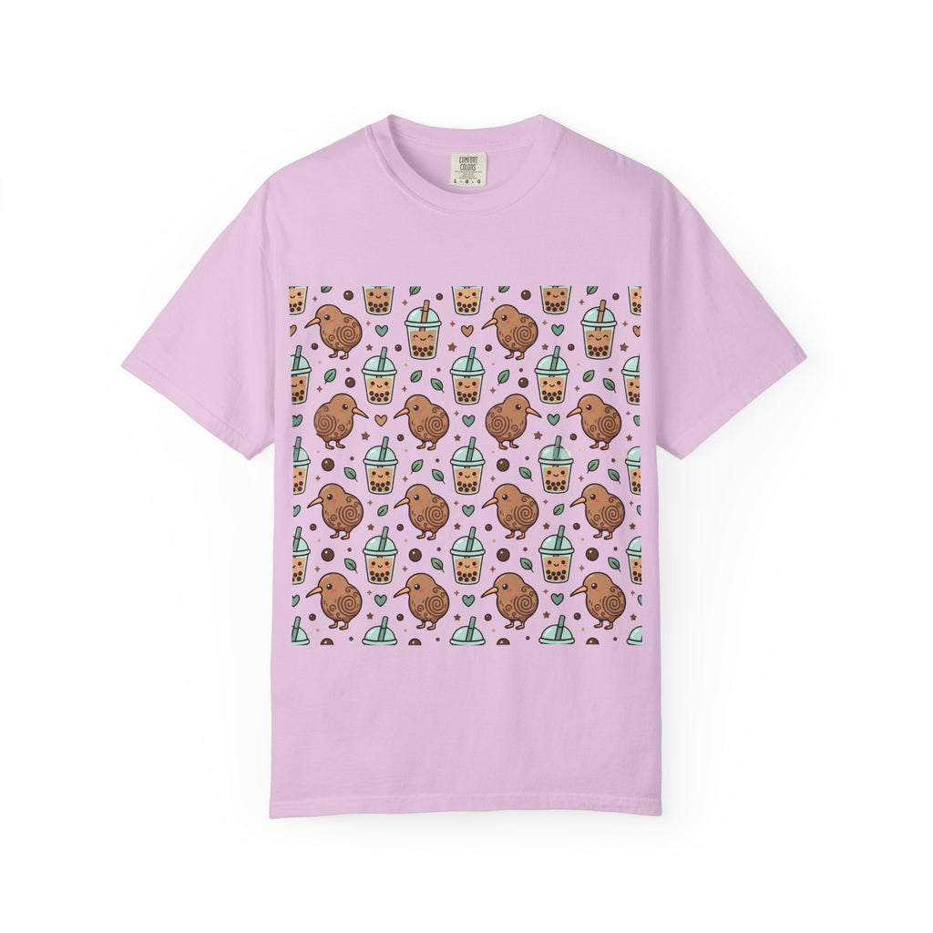 Kiwi & Boba Love + All-Over Print Tee