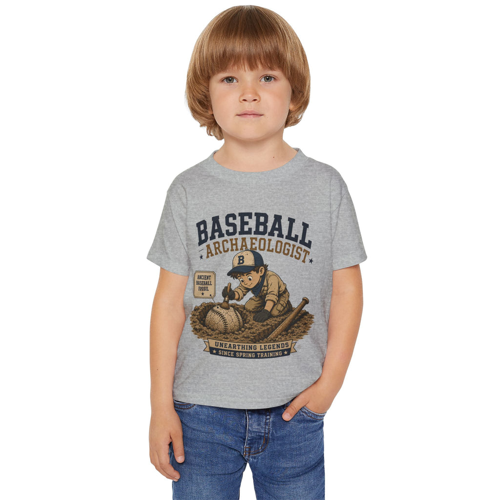 Toddler Baseball Archaeologist - Future Legend & Dirt Digger Tee