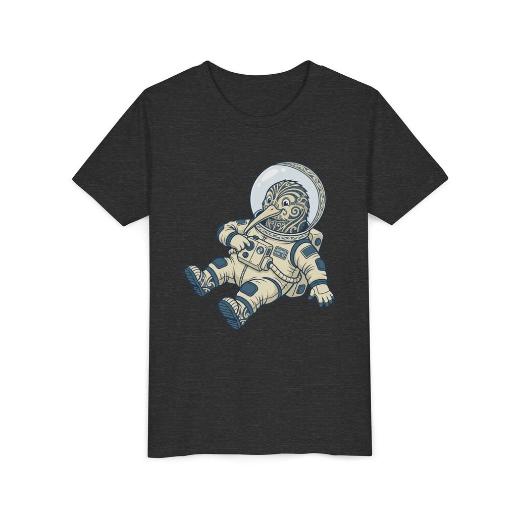 Youth Tee — Cute Astronaut Kiwi Spacesuit Graphic