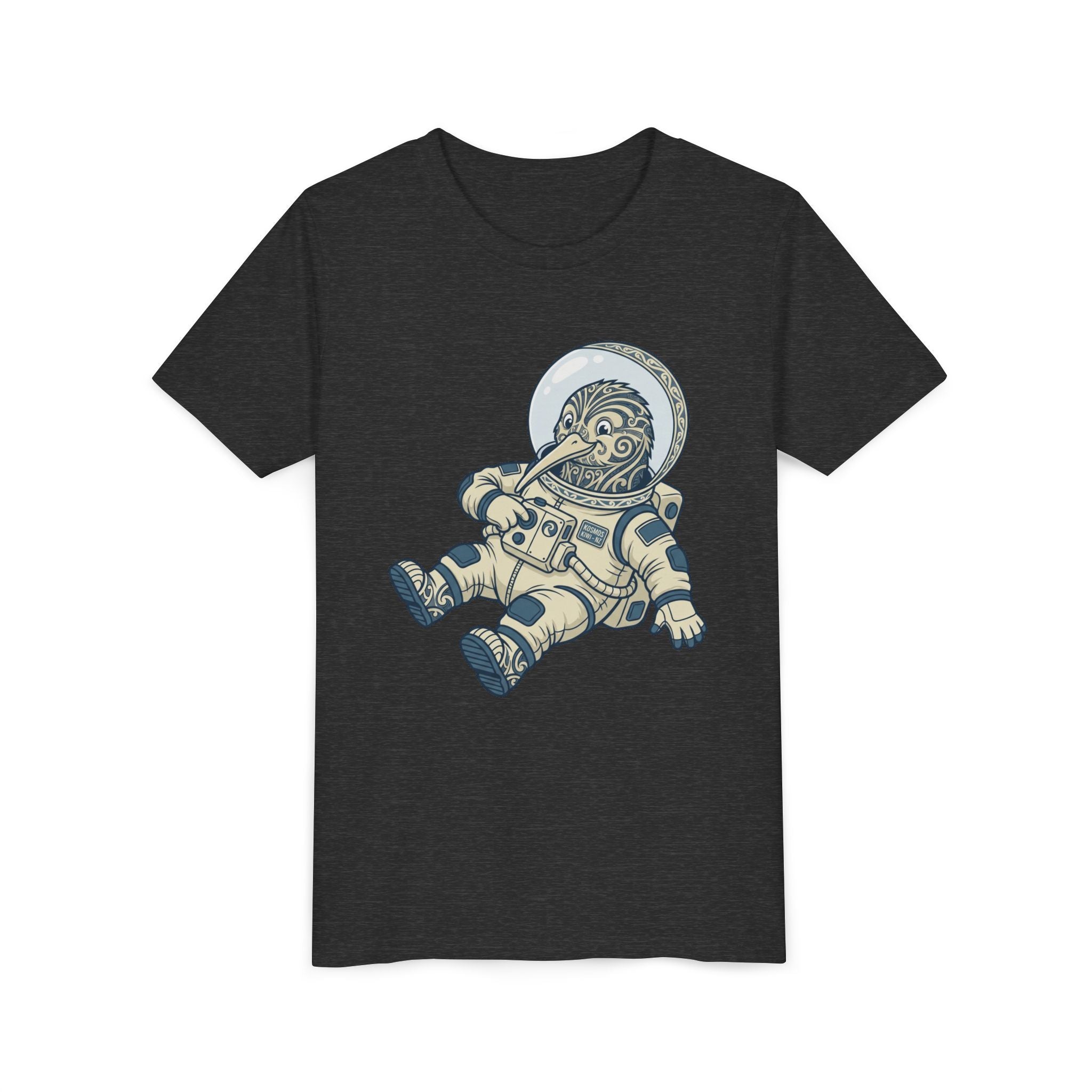 Youth Tee — Cute Astronaut Kiwi Spacesuit Graphic