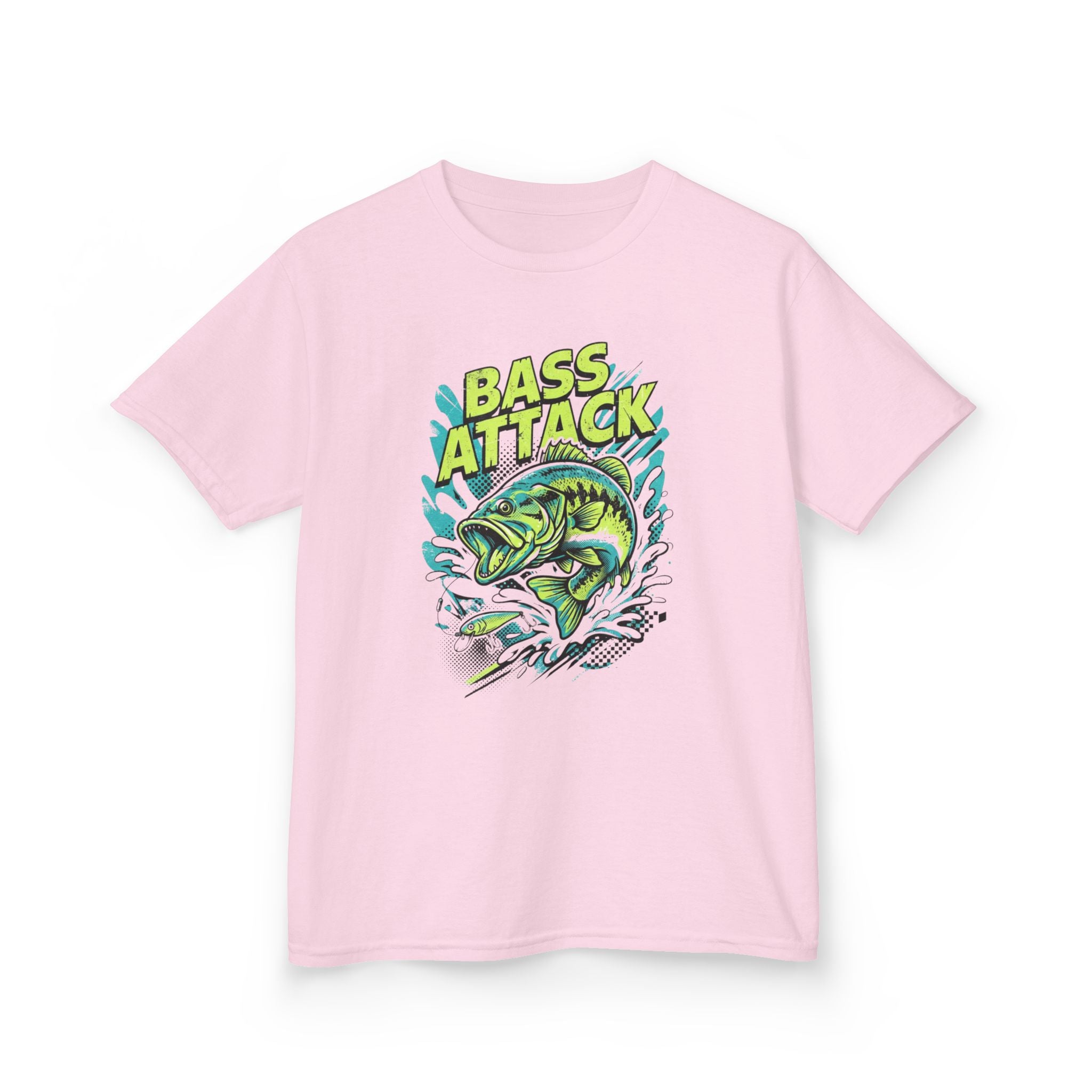 'Bass Attack' Kids Fishing T