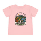 Adventure Planner Toddler Tee — Outdoor Camping & Fishing Kids Shirt