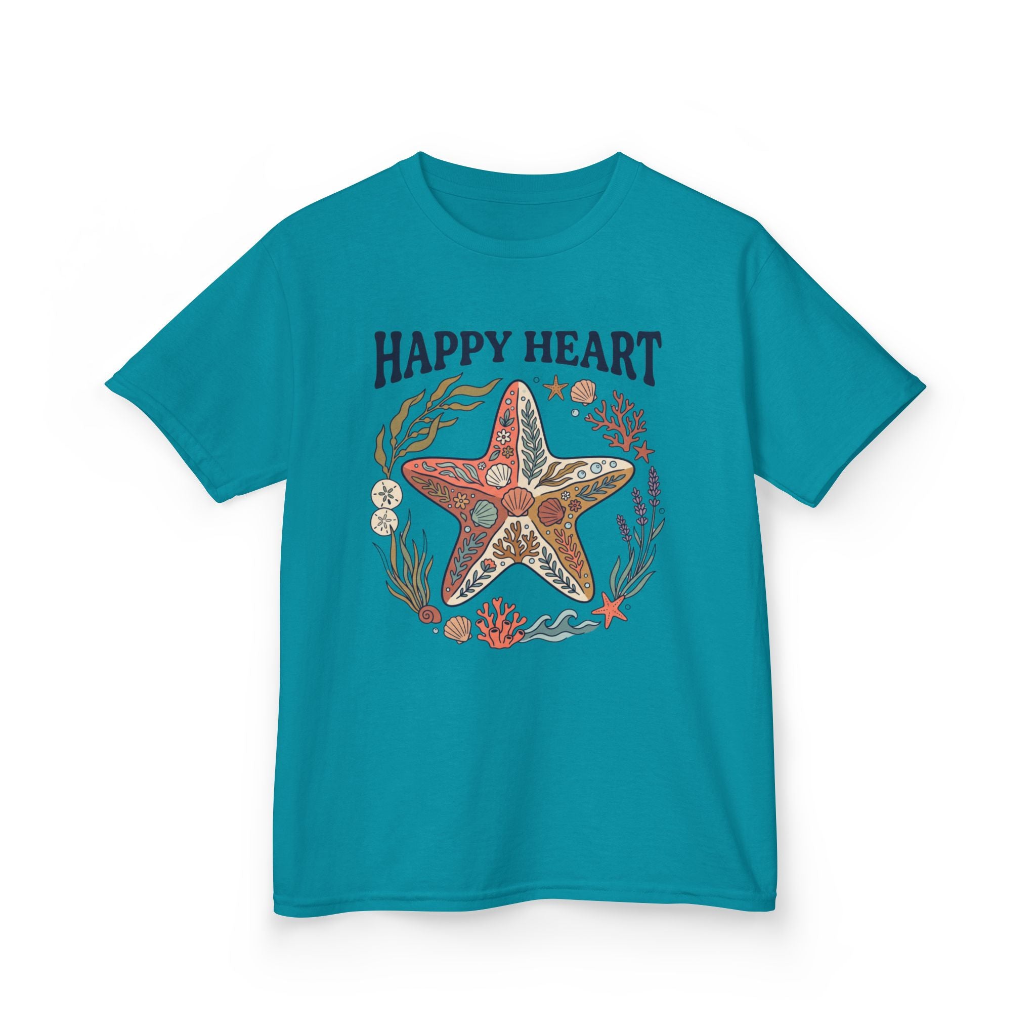 "Happy Heart" Starfish Beach Graphic T
