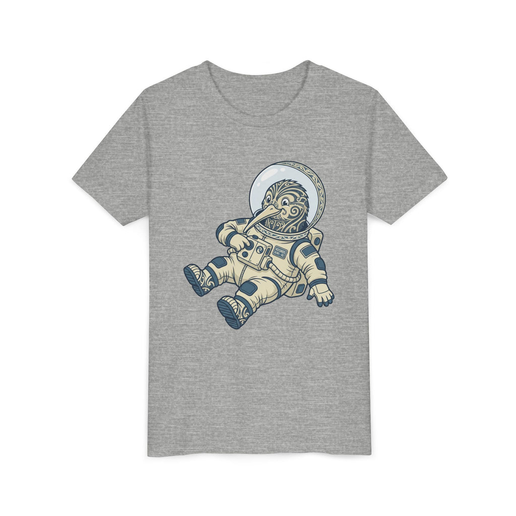 Youth Tee — Cute Astronaut Kiwi Spacesuit Graphic