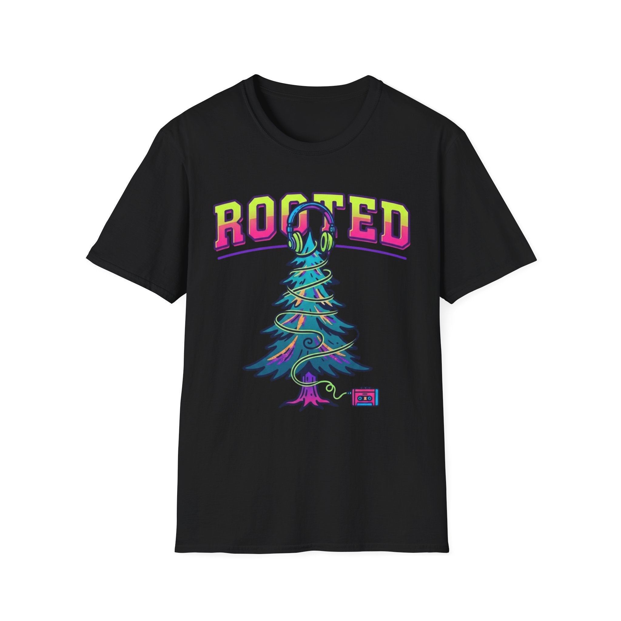 "Rooted" Colorful Tree T