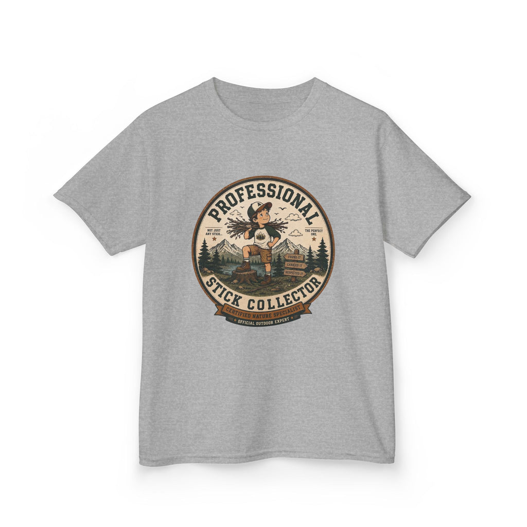 “Professional Stick Collector” Boy Camping Graphic