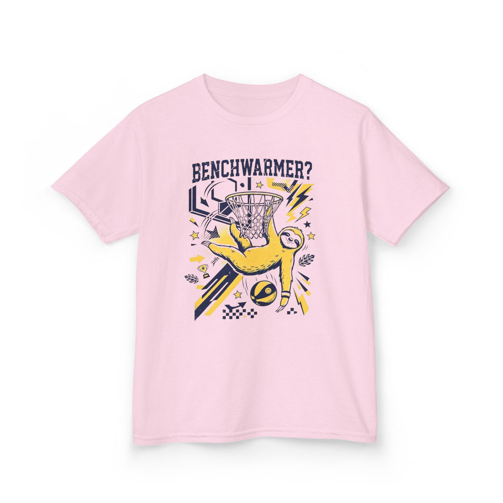 “Benchwarmer?” Slam Dunkin Sloth Graphic Tee