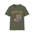 "One Step at a Time" Snail Climber T + Adult Size
