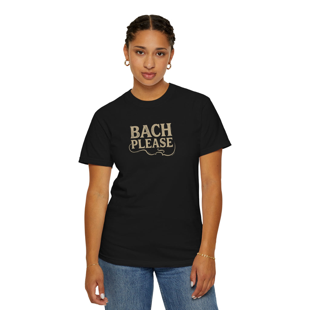 Bach Please Music Pun Graphic Tee