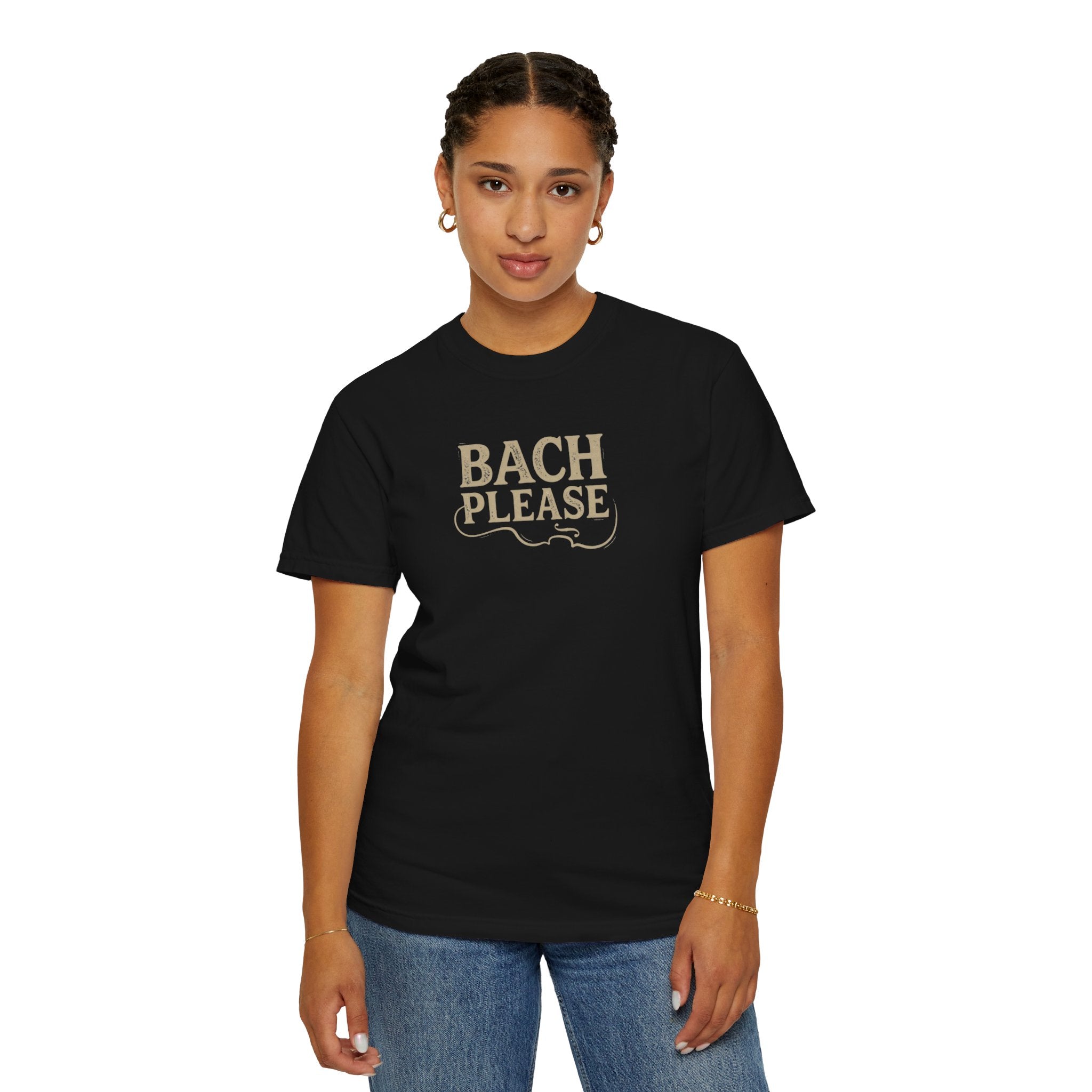 Bach Please Music Pun Graphic Tee