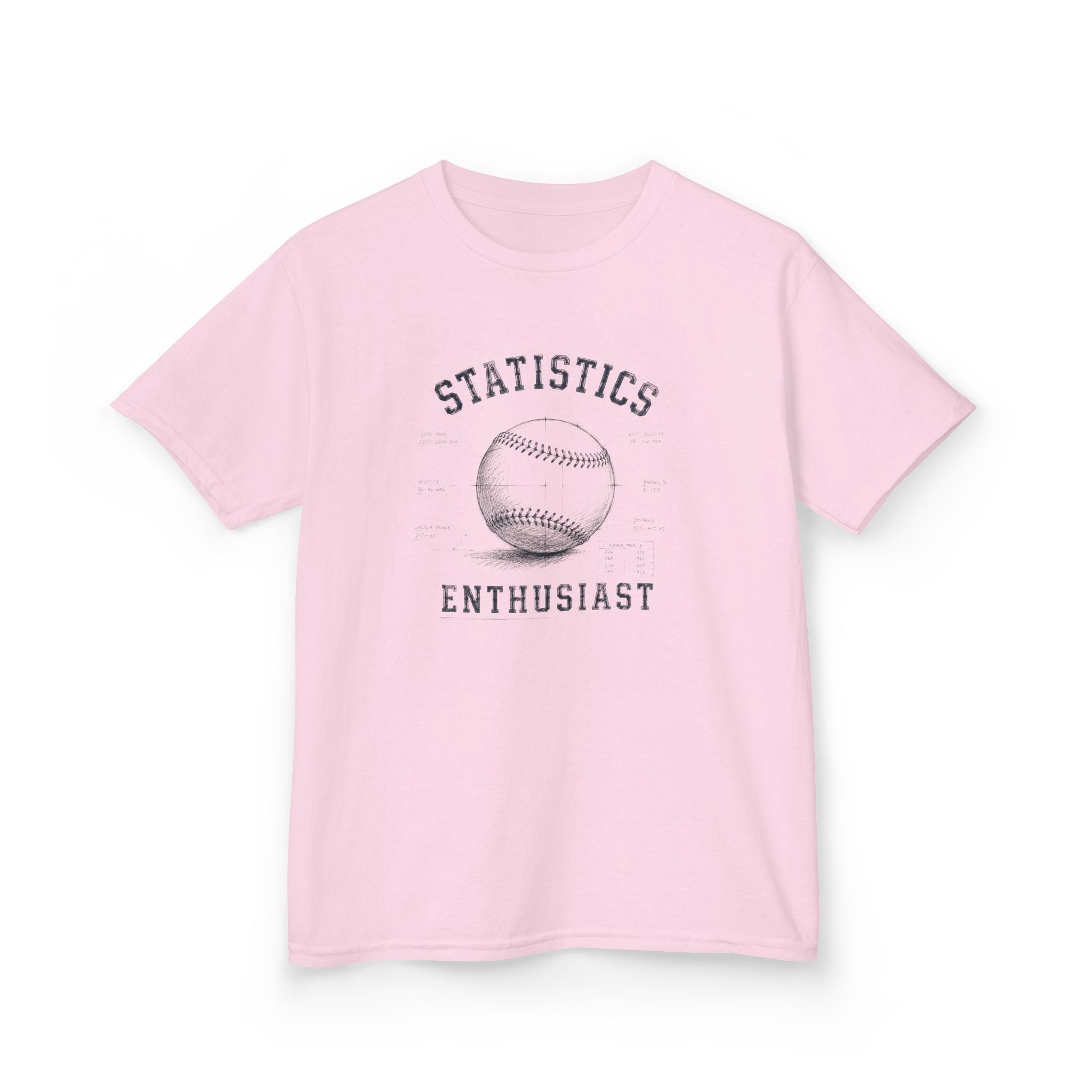 'Statistics' Baseball Graphic Tee
