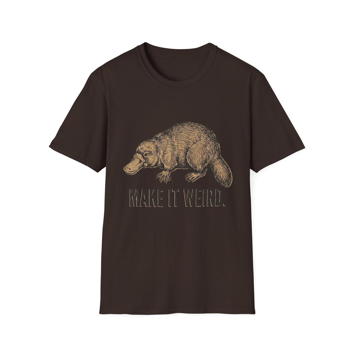 Platypus Graphic T “Make It Weird” +Adult Size
