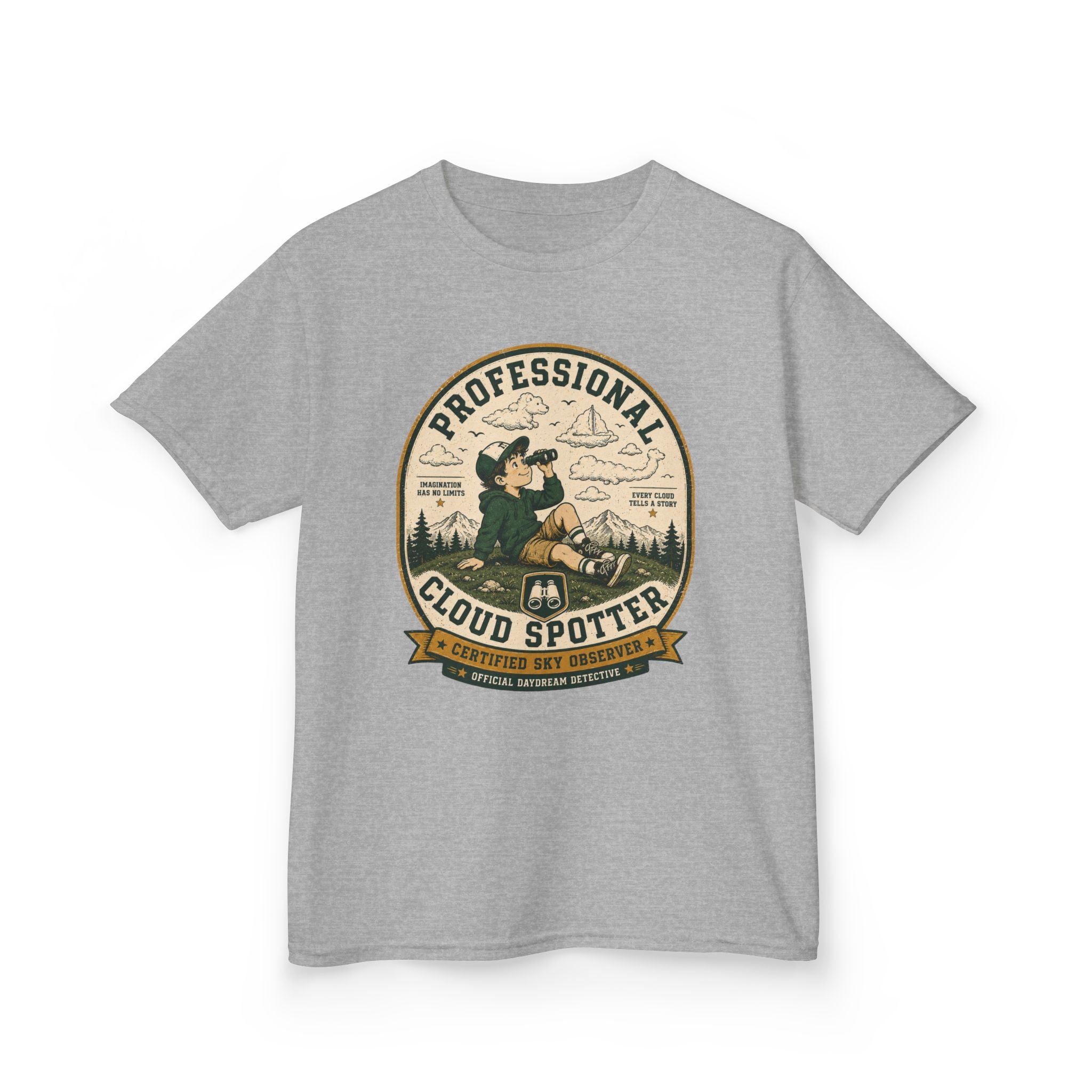 "Professional Cloud Spotter" Boy Adventure Graphic