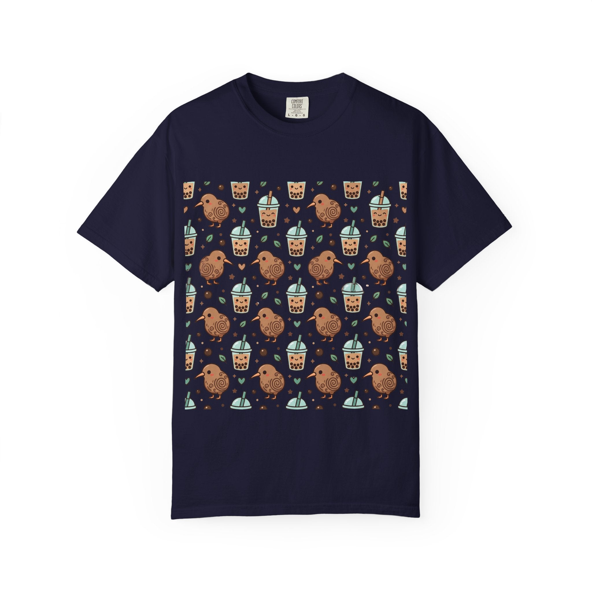 Kiwi & Boba Love + All-Over Print Tee