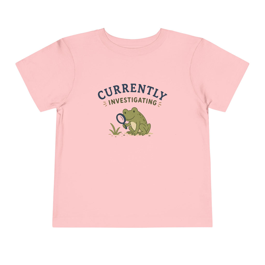 Currently Investigating Frog Toddler Tee