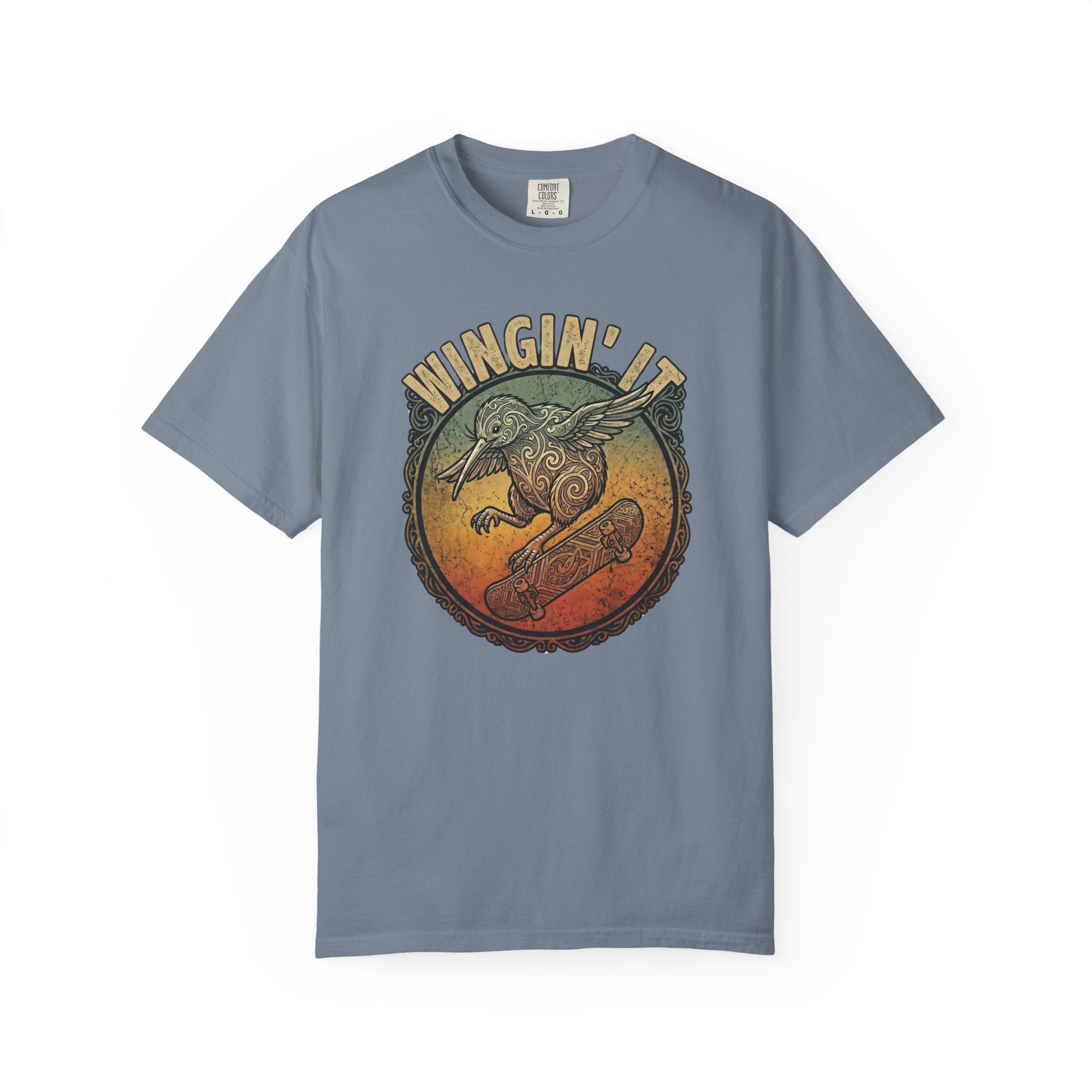 Wingin' It Kiwi  – Vintage Style Graphic Tee