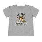 "Tiny Naturalist" Cute Girl Explorer Kids Shirt
