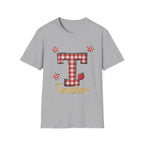 Red Gingham Letter T Teacher T