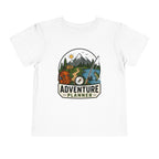 Adventure Planner Toddler Tee — Outdoor Camping & Fishing Kids Shirt