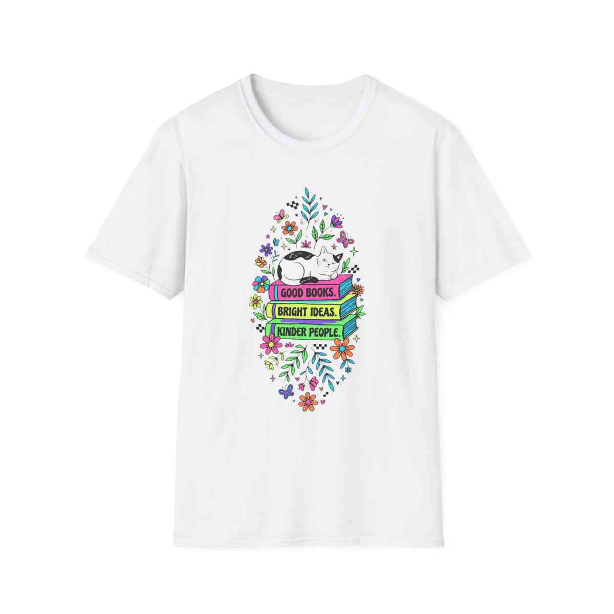 "Good Books, Bright Ideas, Good People" +Adult Size