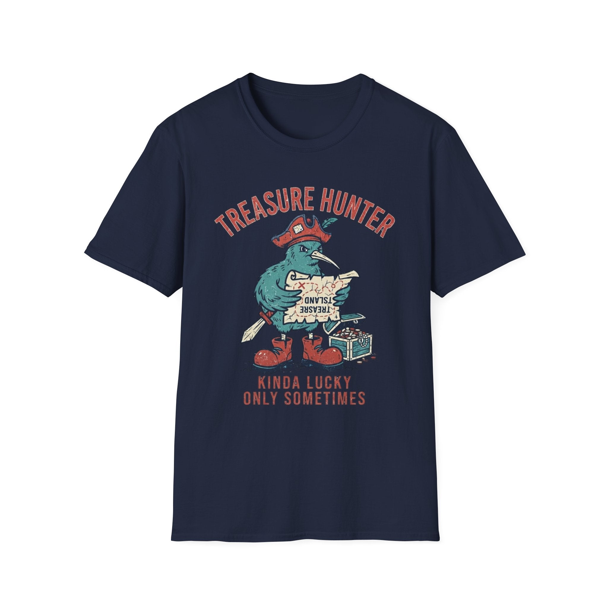 Treasure Hunter Pirate Kiwi T + Adult Size