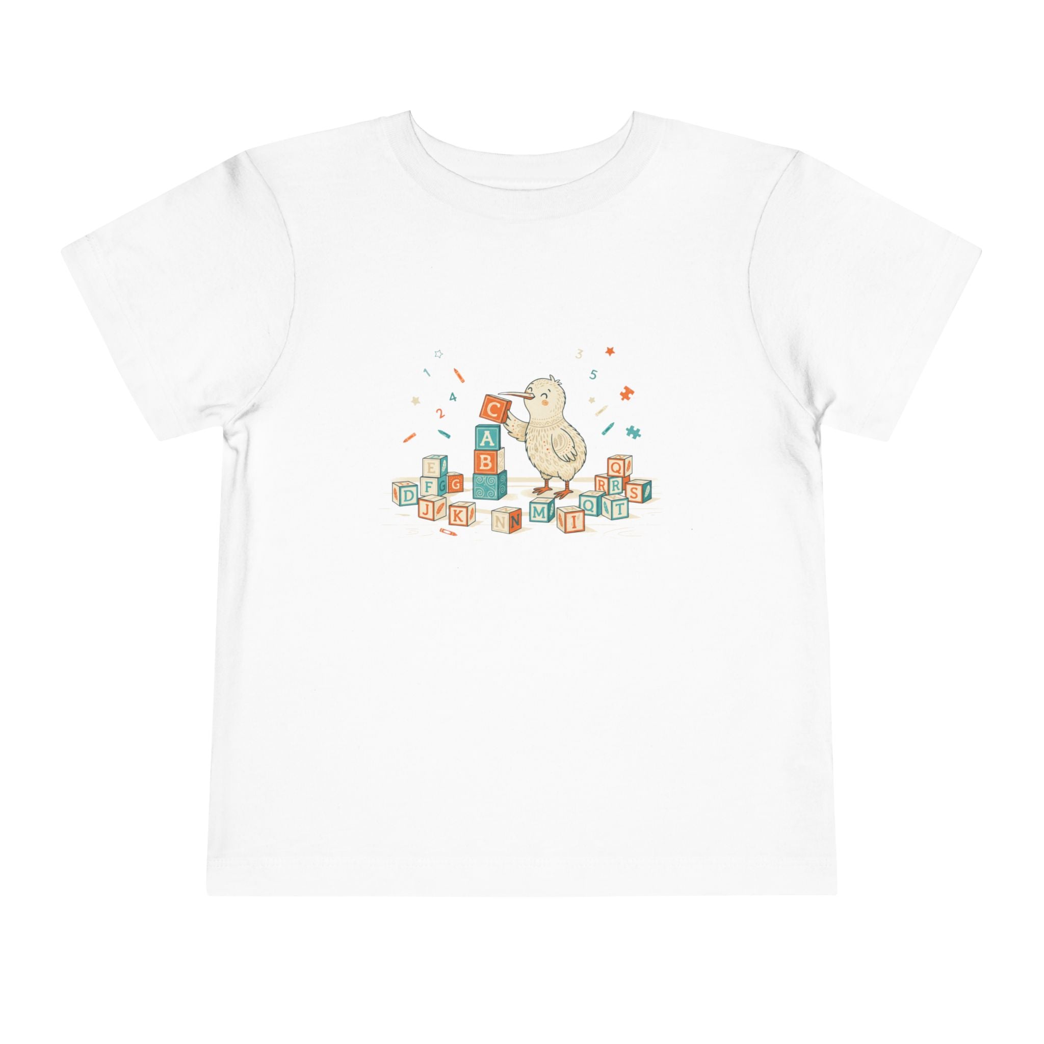 Kiwi Bird with ABC Blocks Infant Playtime Shirt