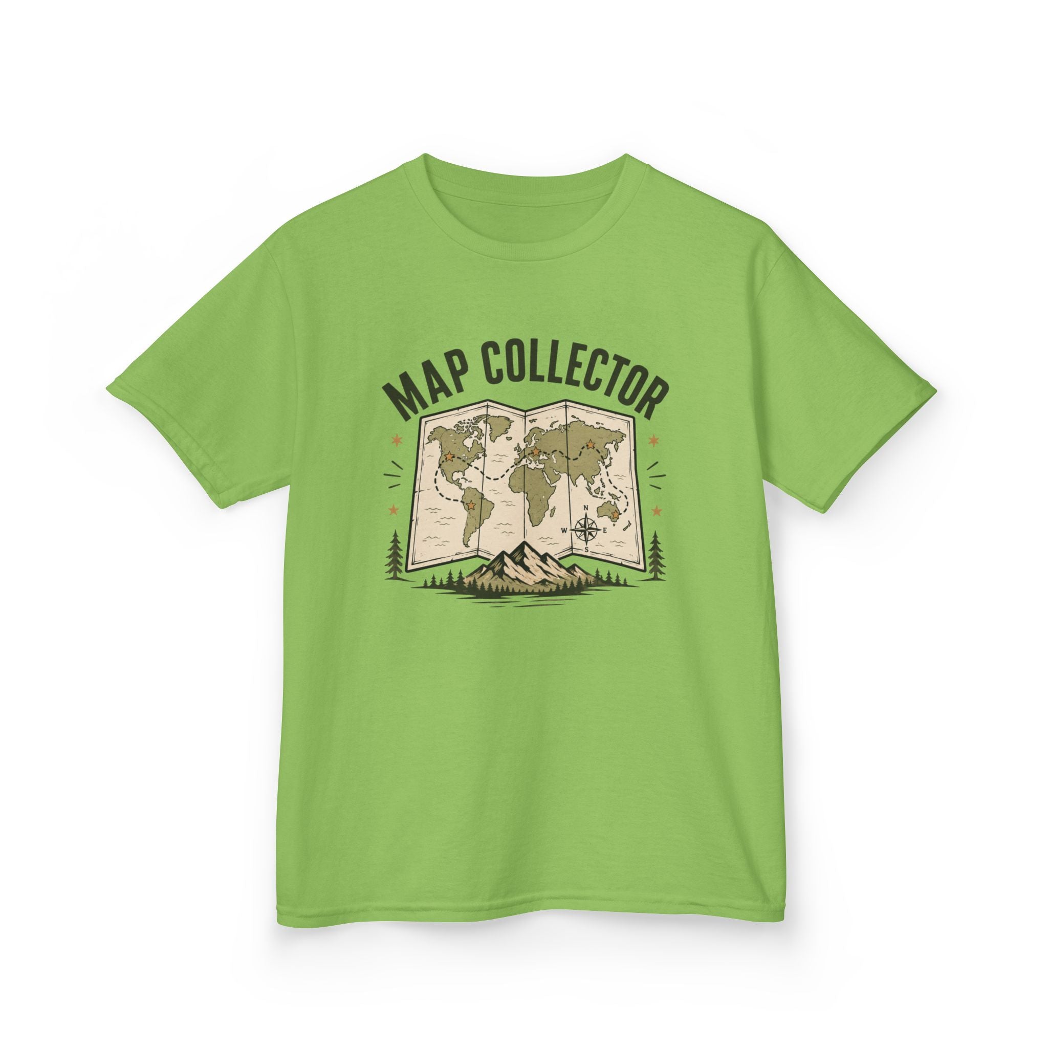 "Map Collector" World Map Adventure Tee