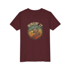 Youth Skateboard T‑Shirt - "Wingin' it" Retro Kiwi Skate Design