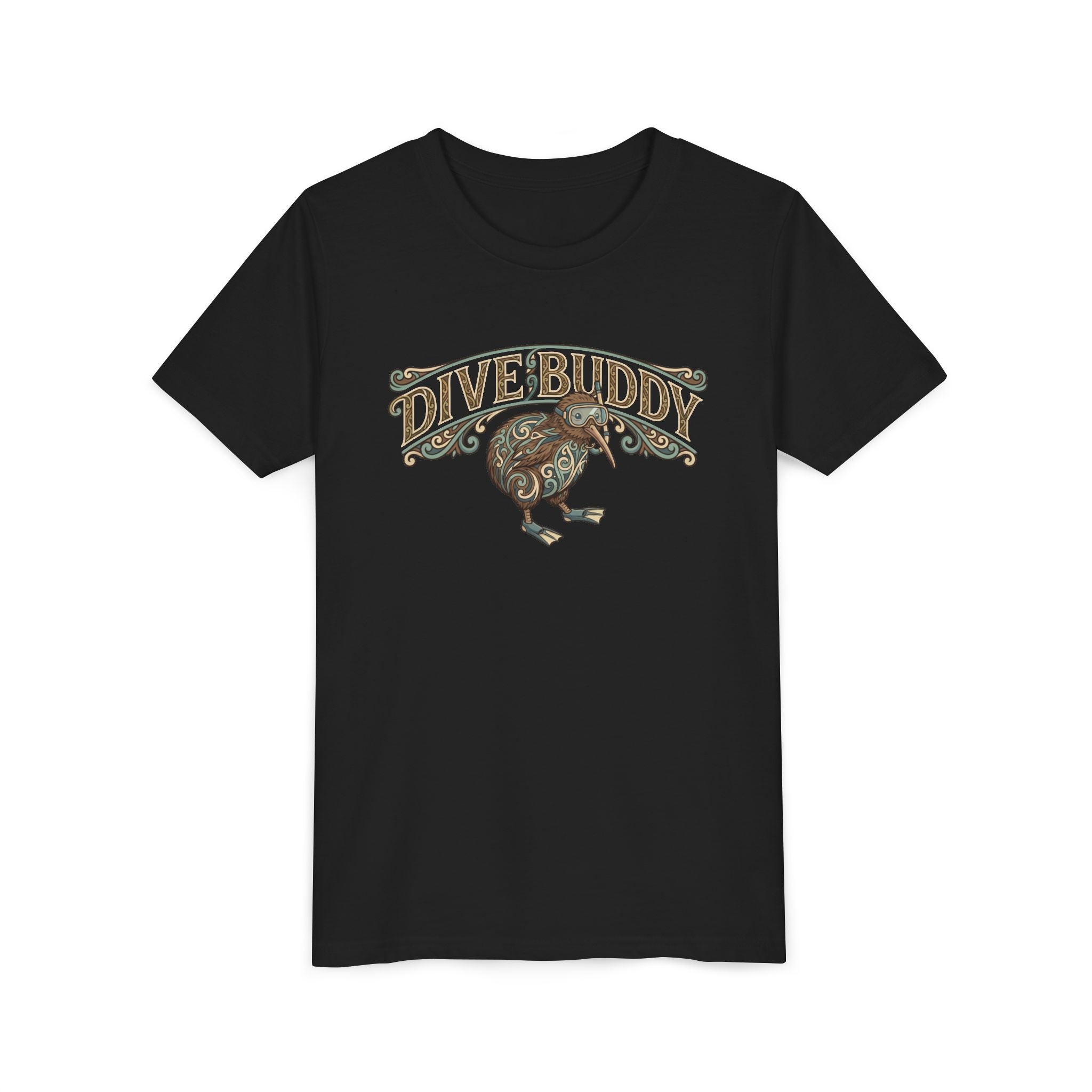 "Dive Buddy" - Kiwi Bird Snorkeling - Kids Tee