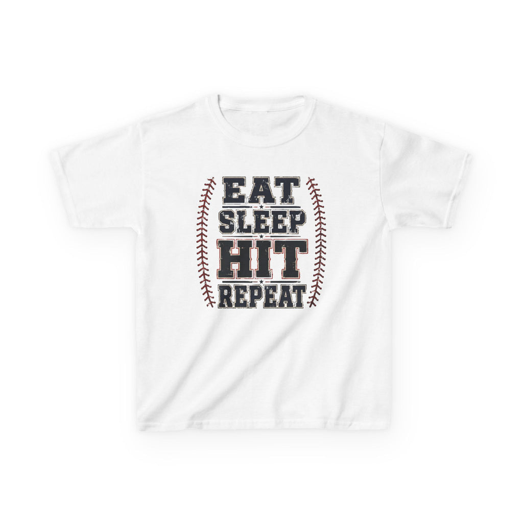 Eat Sleep Hit Repeat - Baseball tee